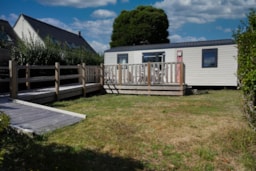 Alojamiento - Mobile Home *** 30M² Adapt 2 Habitaciones Terraza - Camping de la Baie