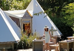 Location - Lodge Confort 3 Chambres - Sans Sanitaires - Camping Le Châtelet