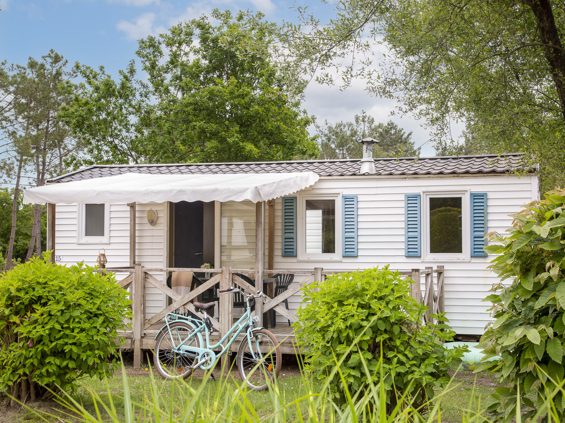 Location - Mobil-Home Confort - 2 Chambres - Vue Mer - Romanée – Camping Le Châtelet
