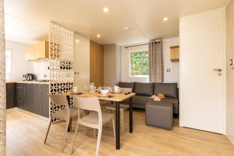 Mobil-Home Premium 40M² (2 Chambres) + Terrasse + Tv