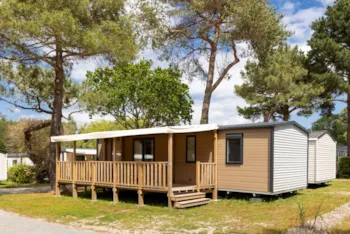 Mietunterkunft - Mobilheim Premium 40M² (3 Schlafzimmer) - 2 Badezimmer + Terrasse + Tv + Geschirrspüler - Flower Camping Le Vieux Moulin