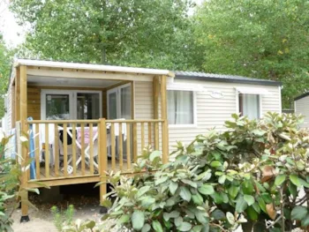 Mietunterkunft - Mobilheim Standard  22M² - 2 Zimmer + Tv - Flower Camping Le Rochelongue