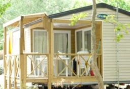 Huuraccommodatie(s) - Stacaravan Confort 24M² - 2 Kamers - Tv + Airconditioning - Flower Camping Le Rochelongue