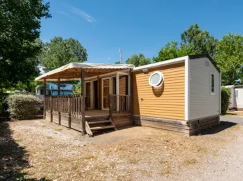Mietunterkunft - Mobilheim Premium 28M² - 2 Zimmer - Tv + Klimaanlage + Spüllmachine - Flower Camping Le Rochelongue