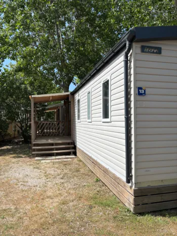 Mietunterkunft - Mobilheim Confort  28M² - 3 Zimmer  + Tv + Klimaanlage - Flower Camping Le Rochelongue