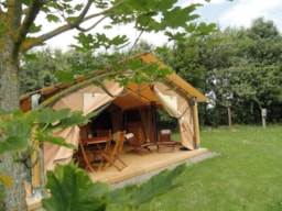 Accommodation - Ecolodge Tamaris - Camping **La Clé des Champs