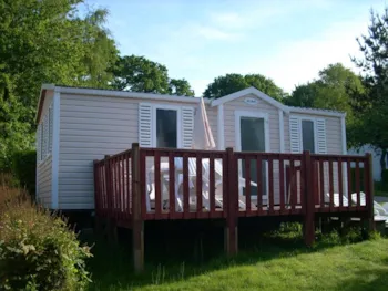 Mietunterkunft - Mobilheim Bali 1 30M²- 2 Zimmer - 1 Badezimmer - Terrasse 24M² - Camping Marvilla Parks - Ty Nadan