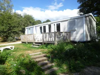 Mietunterkunft - Mobilheim Waikiki 2 - 3 Zimmer - 2 Badezimmer - 39 M² + Terrasse 14M² - Camping Marvilla Parks - Ty Nadan