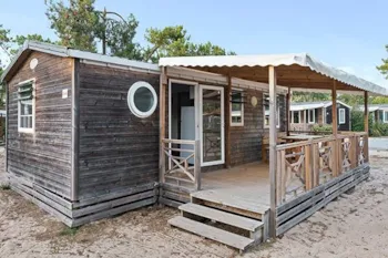 Mietunterkunft - Mobilheim Comfort - 32 M²- 3 Zimmer - Hochterrasse - Homair - Camping Ty Nadan