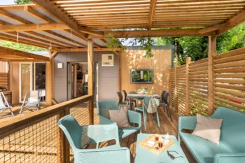Mietunterkunft - Mobilheim Exklusiv - 2 Schlafzimmer - 2 Badezimmer - ROMANEE Kervilor