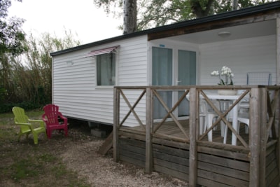Mobilhome 2 bedrooms ECO + (Air conditioning + Plancha + TV)