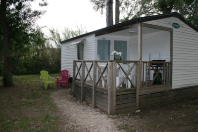 Mobilhome 2 bedrooms ECO + (Air conditioning + Plancha + TV)