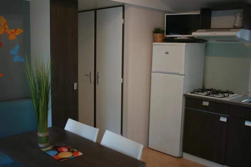 Mobilhome 2 Chambres Confort + (Clim + Plancha + Tv)