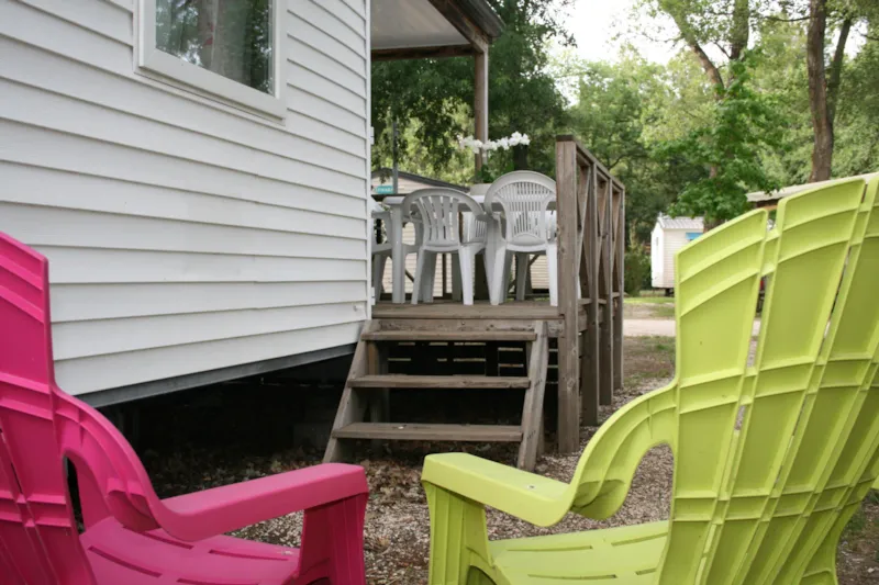 Mobilhome 2 Chambres Confort + (Clim + Plancha + Tv)