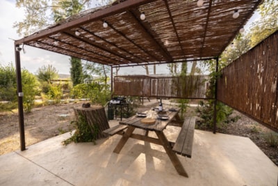 2-bedroom PREMIUM mobile home (air-conditioning + PLANCHA + TV)