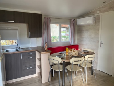 3-bedroom mobile home / COMFORT (air conditioning + PLANCHA + TV)