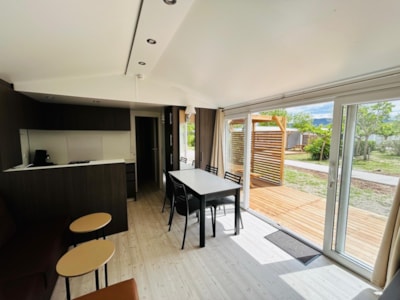 3-bedroom PREMIUM mobile home (AIR CONDITIONING + PLANCHA + TV)