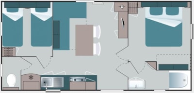 Mobil Home Caraïbes 2 CH