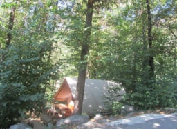 Huuraccommodatie(s) - Chalet Tent Nuria (Zonder Privé Sanitair) - Domaine Saint Martin