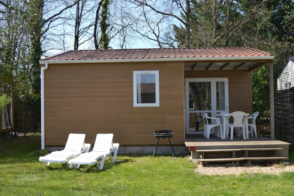Location - Chalet Vanille - 32 M² - 3 Chambres - Camping La Mignardière****