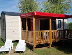 Alojamiento - Mobil-Home Bahia 2 Habitaciones (Con Lavavajillas Y Terraza Cubierta) - Camping La Mignardière