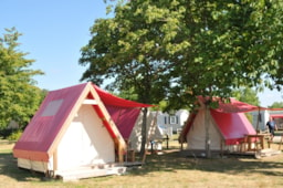 Alojamiento - Tienda Excursionista - Camping La Mignardière
