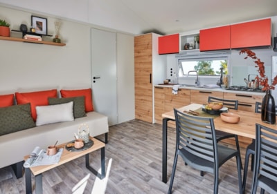 Air-conditioned mobile home, suite for two - 33m² - 2 bedrooms