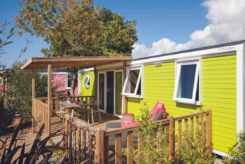 Huuraccommodatie(s) - Gezinsstacaravan Met Milieuvriendelijke Airconditioning - 34M² - 3 Slaapkamers - Camping La Mignardière****