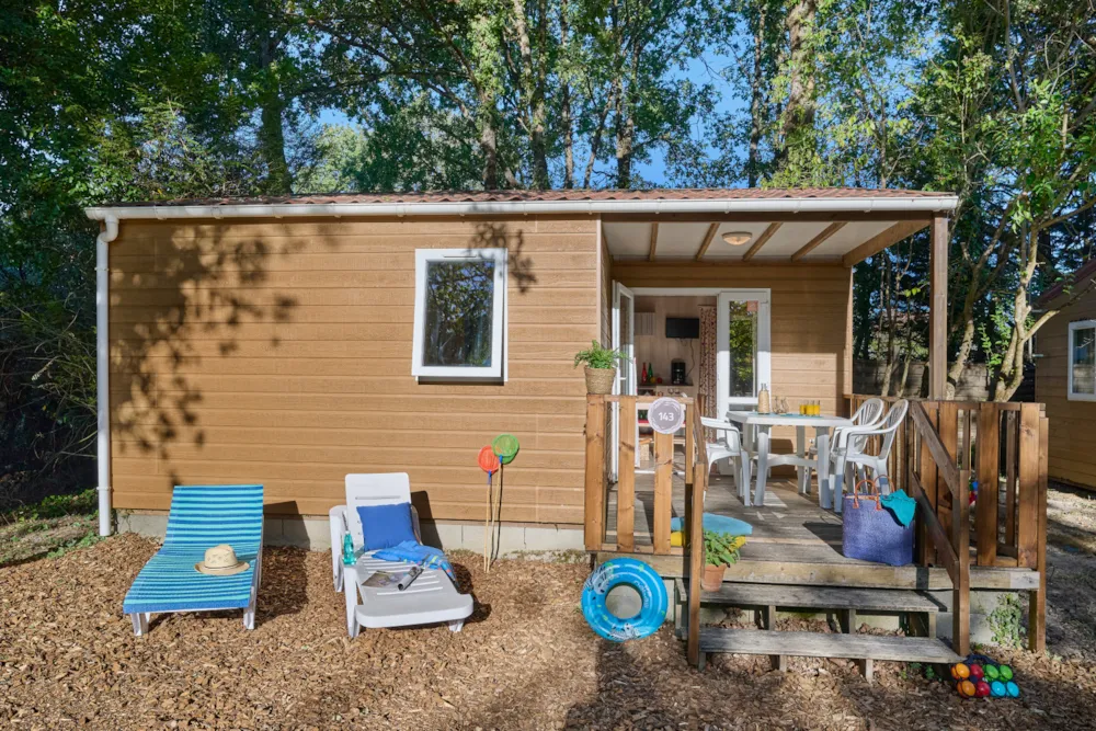 Location - Chalet Vanille - 32 M² - 3 Chambres - Camping La Mignardière****