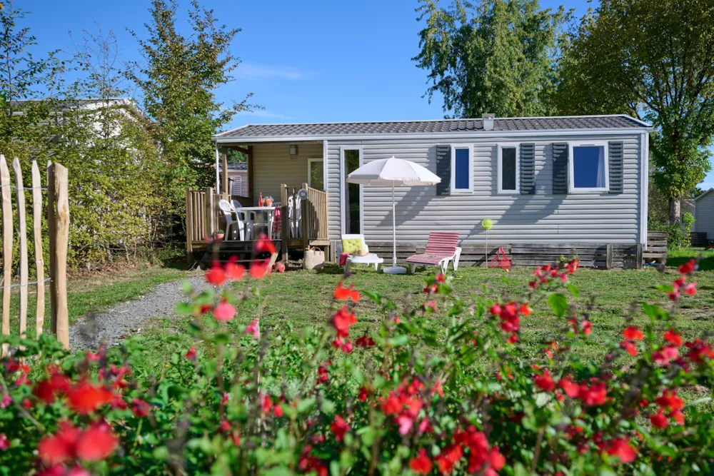 Location - Mobil-Home Evasion Clim - 29M² - 3 Chambres - Camping La Mignardière****