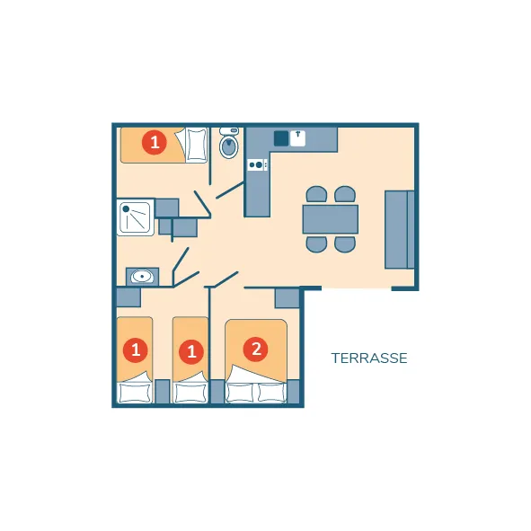 Chalet Vanille - 32 M² - 3 Chambres