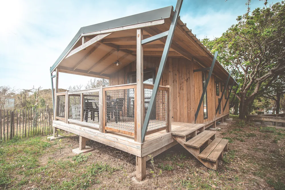 Huuraccommodatie(s) - Chalet Lodge Vip 2 Slaapkamers - Camping Eden Villages Le Suroît