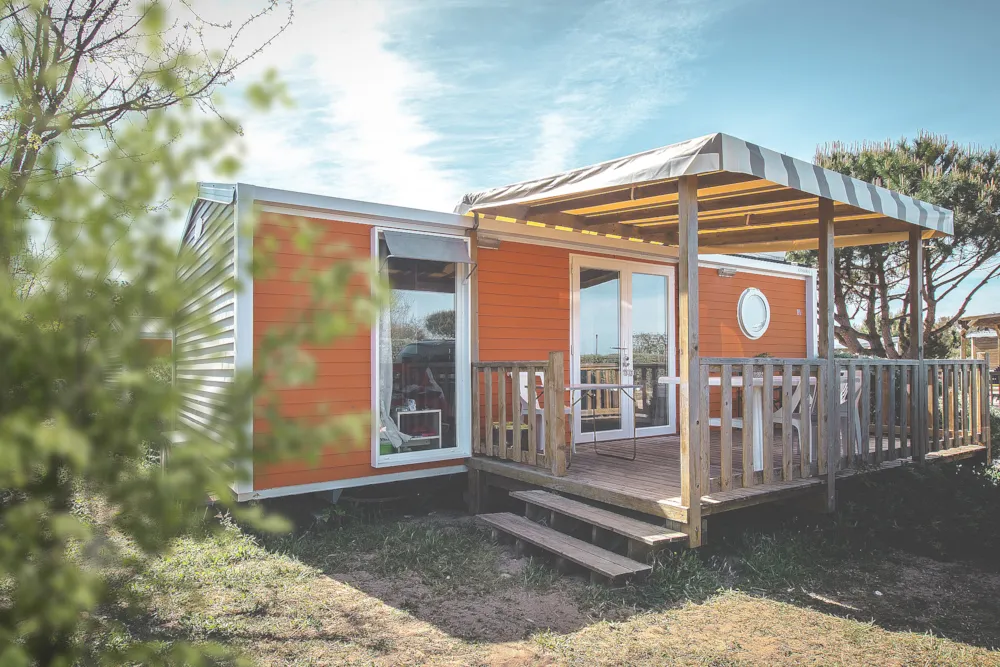 Huuraccommodatie(s) - Stacaravan O'phéa Zeezicht 2 Slaapkamers - Camping Eden Villages Le Suroît