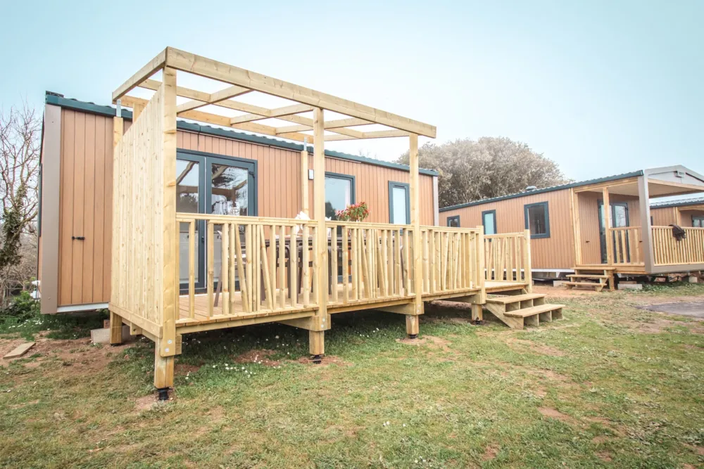 Huuraccommodatie(s) - Stacaravan Super Mercure Riviera Uitzicht Op Zee 2 Slaapkamers - Camping Eden Villages Le Suroît
