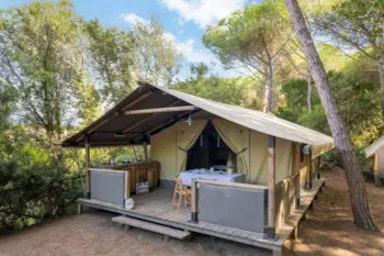 Mietunterkunft - Kenya Zelt - 2 Schlafzimmer - Ohne Sanitäranlagen *** - Sandaya Etruria 