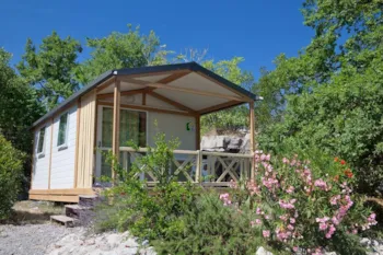 Mietunterkunft - Chalet Classique Figuier 1 Schlafzimmer - Camping Le Petit Bois Sites et Paysages