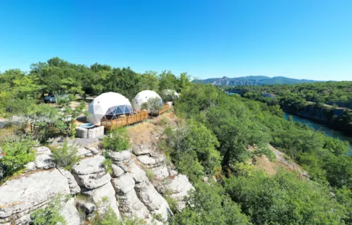 Location - Bulle Insolite Et Spa Premium Harmonie - image n°4 - Camping Le Petit Bois Sites et Paysages