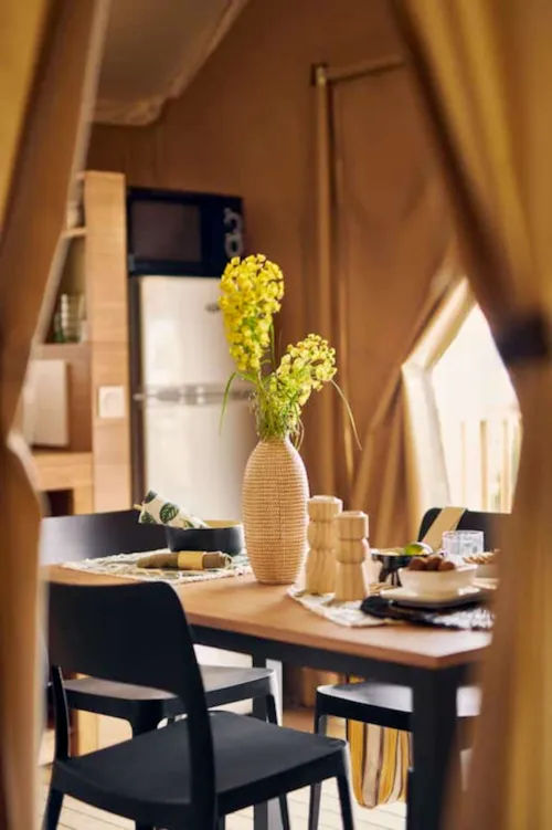 Accommodation - Insolite Jungle Lodge 2 Bedroom - Bathroom - image n°4 - Camping Le Petit Bois Sites et Paysages