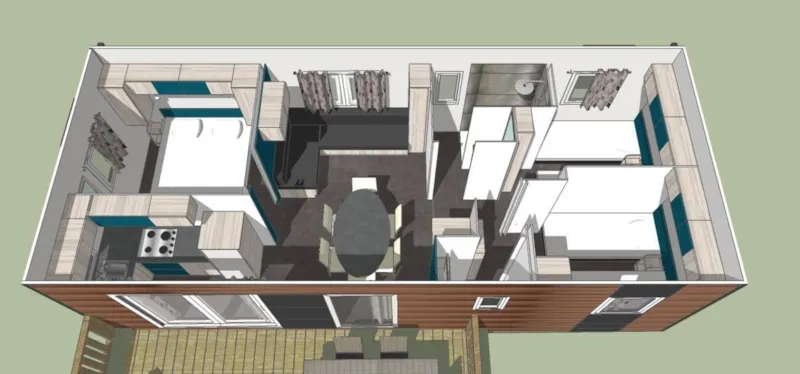 Mobil-Home Premium 3Ch - Clim + Spa + Lits Faits (Sh)