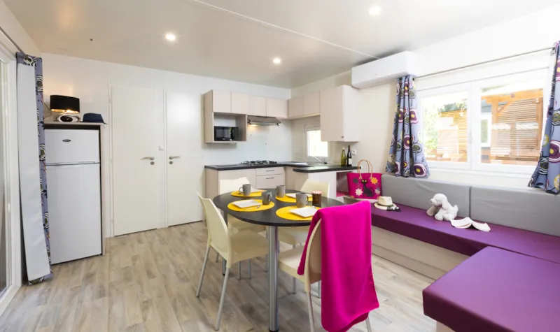 Mobil-Home Premium 2Ch - Clim + Spa + Lits Faits (Sh)