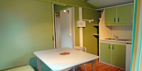 Location - Chalet Classique Figuier 1Ch - image n°3 - Camping Le Petit Bois Sites et Paysages