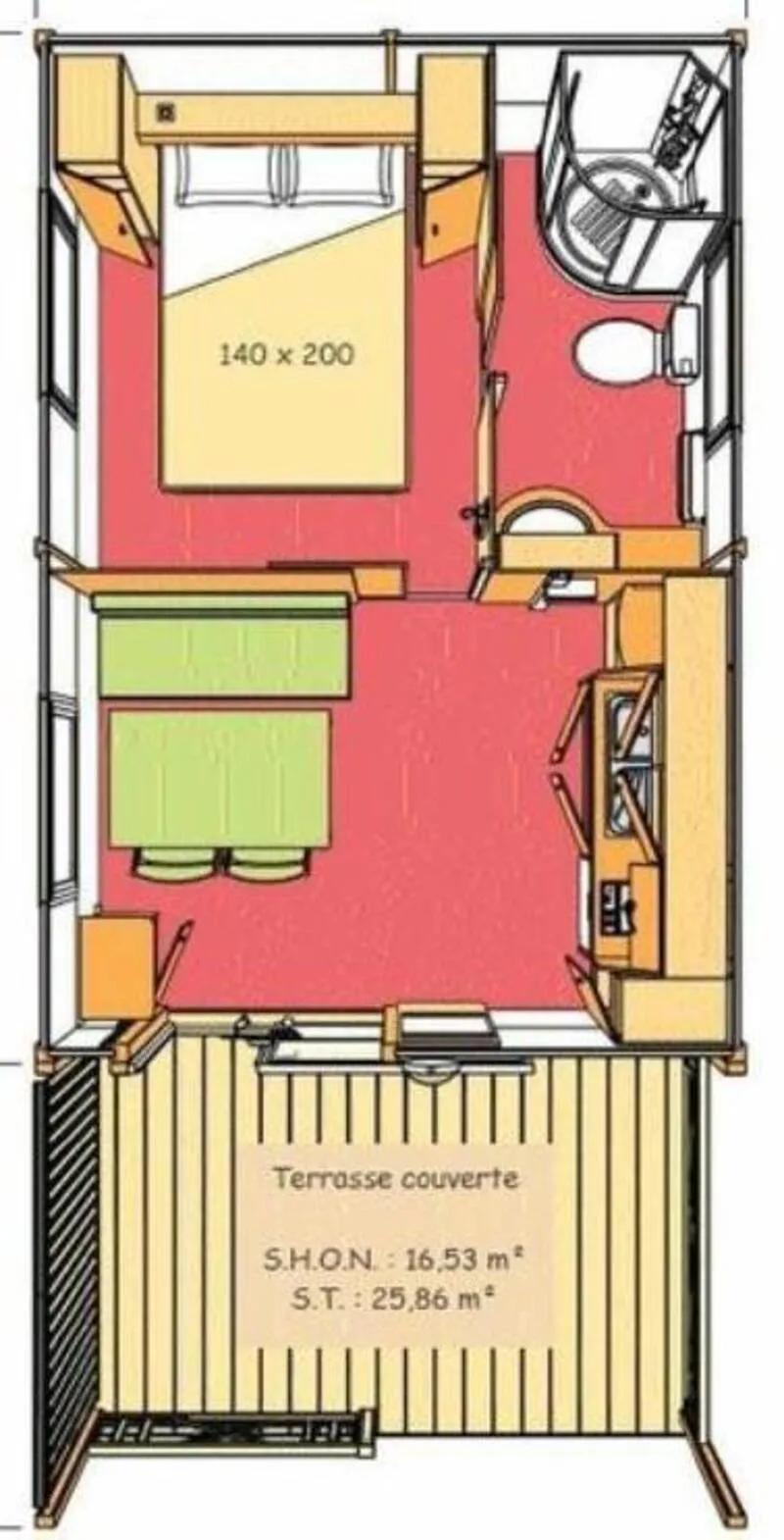 Chalet Classique Figuier 1Ch