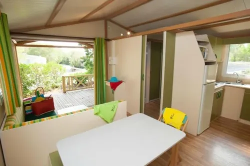 Location - Chalet Confort Cerisier 2Ch - image n°3 - Camping Le Petit Bois Sites et Paysages