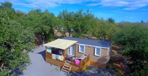 Location - Mobil-Home Privilège Olivier 3Ch - image n°2 - Camping Le Petit Bois Sites et Paysages