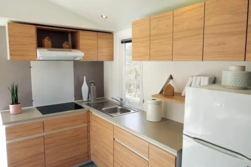 Location - Mobil-Home Privilège Olivier 3Ch - image n°3 - Camping Le Petit Bois Sites et Paysages