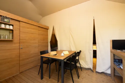 Accommodation - Insolite Jungle Lodge 2 Bedroom - Bathroom - image n°3 - Camping Le Petit Bois Sites et Paysages