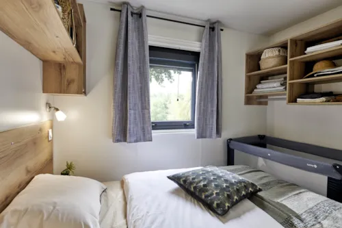 Mietunterkunft - Mobil-Home Confort Murier 2 Schlafzimmer - image n°3 - Camping Le Petit Bois Sites et Paysages