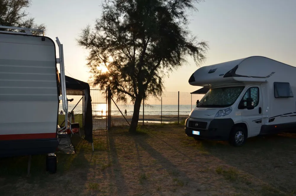 Pitch - Gold Pitch 65Mq, In Size Motorhomes, Current 6A (1200 Watt) - Camping Surabaja-La Playa
