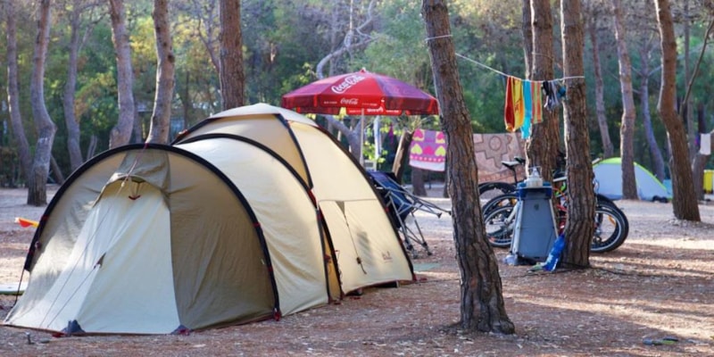 Standplaats Maxi Tent