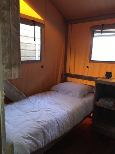 Lodge with sheltered terrace + private facilities 5 pers.